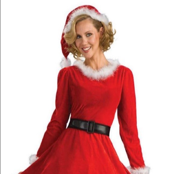 Adult Mrs. Claus Dress - Picture 1 of 1